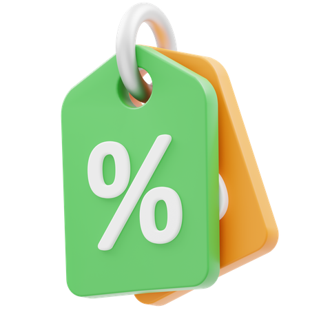Discount Tag  3D Icon