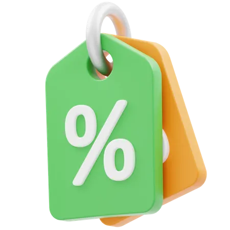 Discount Tag  3D Icon