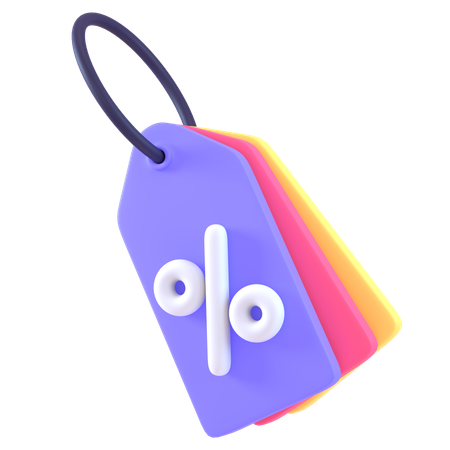 Discount Tag  3D Icon