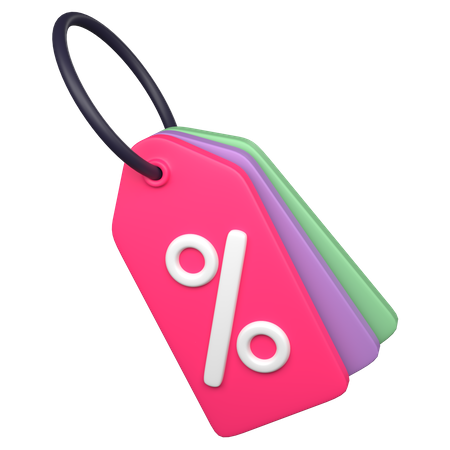 Discount Tag  3D Icon