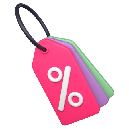 Discount Tag  3D Icon