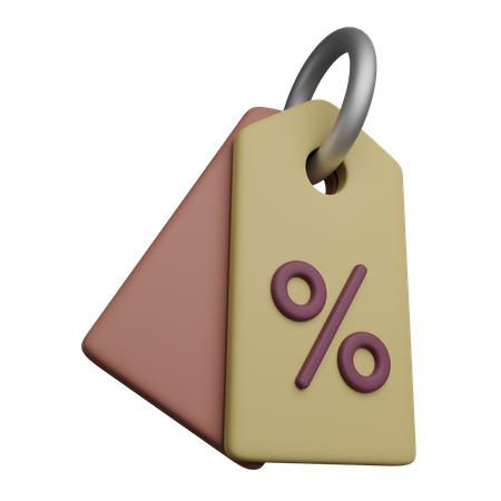 Discount Tag  3D Icon