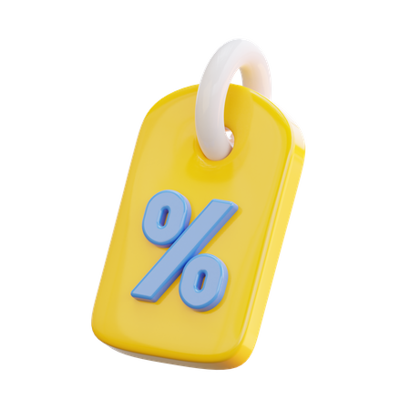 Discount Tag  3D Icon