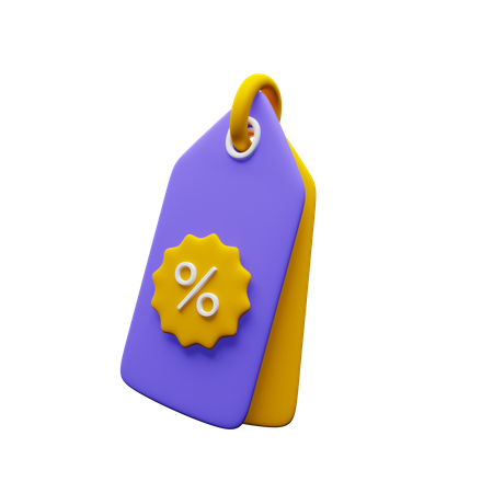 Discount Tag  3D Icon