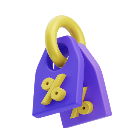 Discount Tag  3D Icon