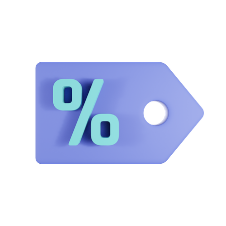 Discount Tag  3D Icon