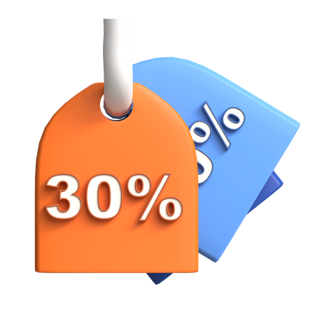 Discount Tag  3D Icon