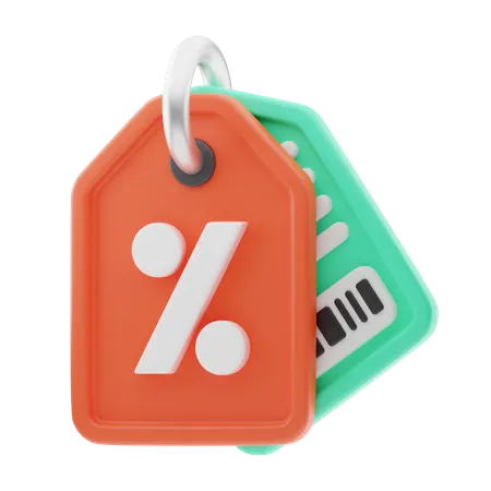 Discount Tag  3D Icon