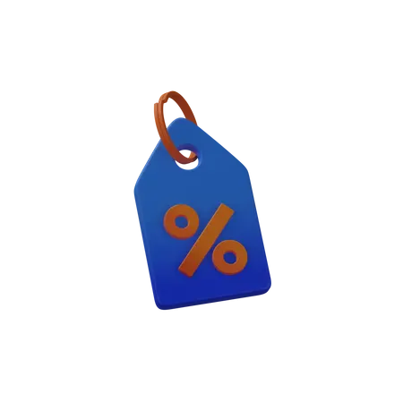 Discount Tag  3D Icon
