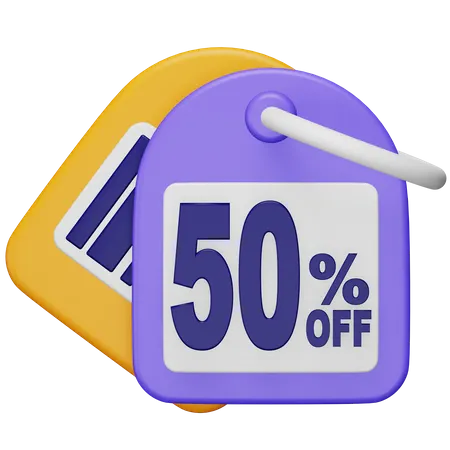 Discount Tag  3D Icon