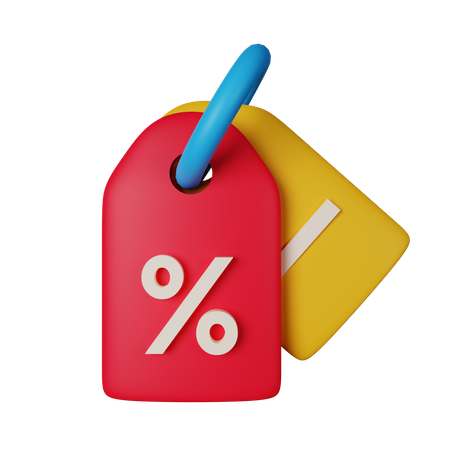 Discount Tag  3D Icon