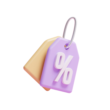 Discount Tag  3D Icon