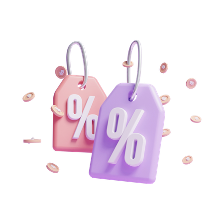 Discount Tag  3D Icon