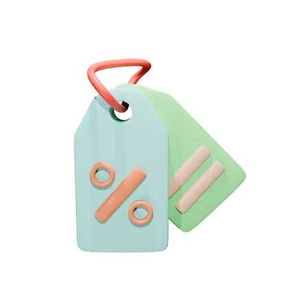 Discount Tag  3D Icon