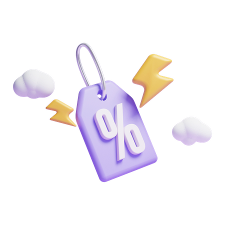 Discount Tag  3D Icon