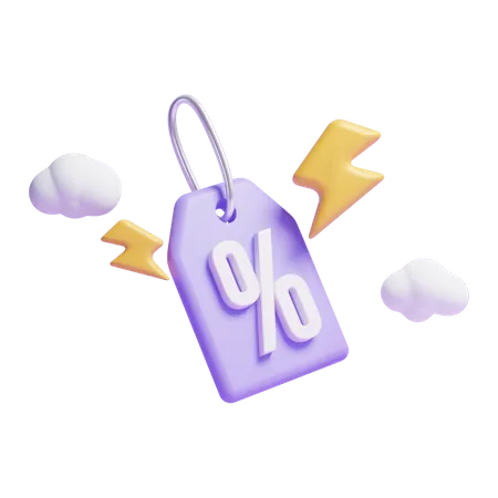 Discount Tag  3D Icon