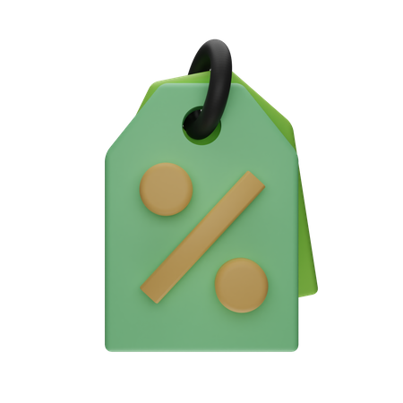 Discount Tag  3D Icon