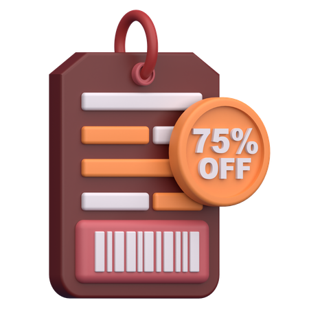 Discount Tag  3D Icon