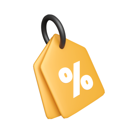 Discount Tag  3D Icon