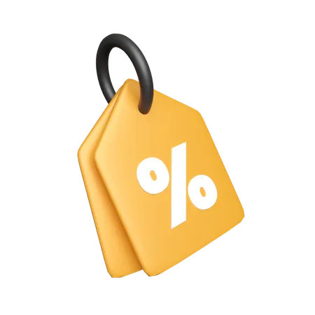 Discount Tag  3D Icon