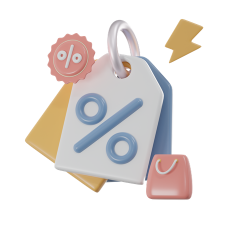 Discount Tag  3D Icon