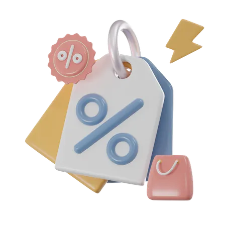 Discount Tag  3D Icon