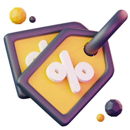 Discount Tag  3D Icon