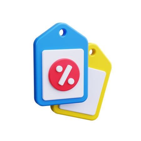 Discount Tag  3D Icon