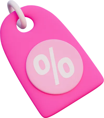 Discount tag  3D Icon