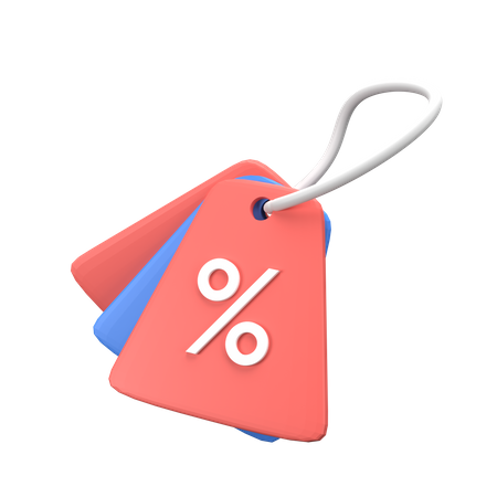 Discount Tag  3D Icon