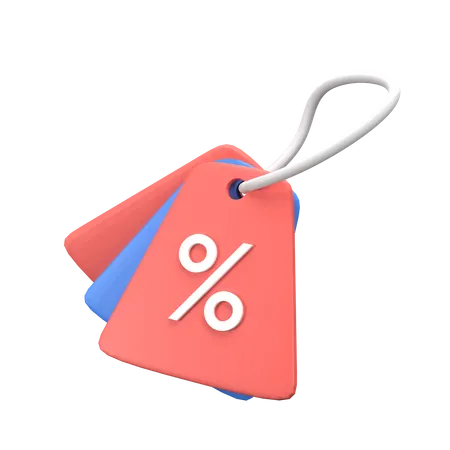 Discount Tag  3D Icon