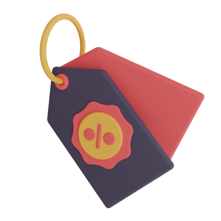 Discount Tag  3D Icon