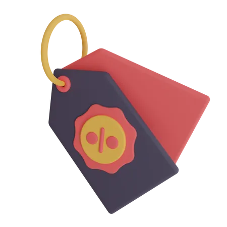 Discount Tag  3D Icon