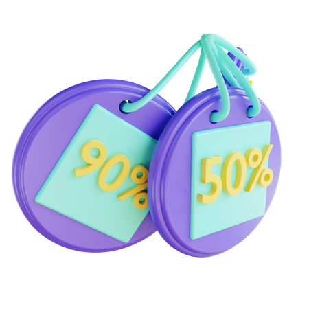 Discount Tag  3D Icon