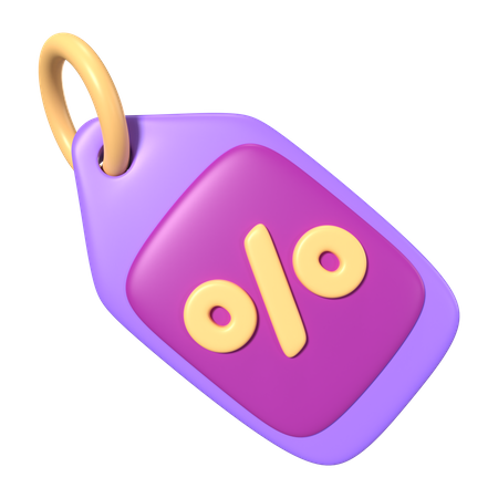 Discount Tag  3D Icon