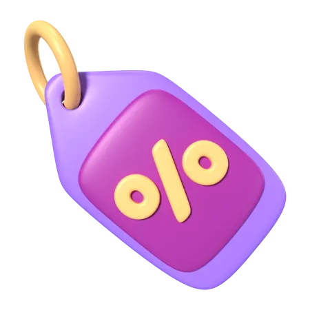 Discount Tag  3D Icon
