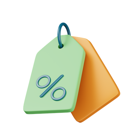 Discount Tag  3D Icon