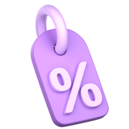 Discount Tag  3D Icon