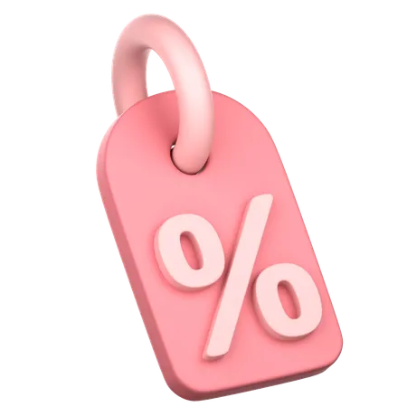 Discount Tag  3D Icon