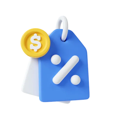 Discount Tag  3D Icon