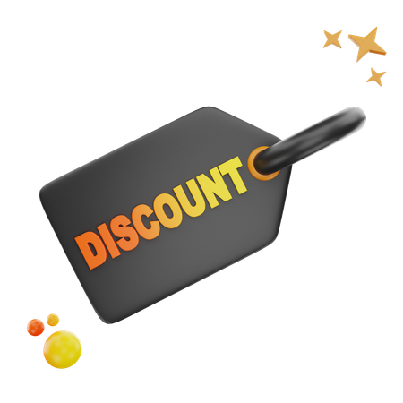 Discount Tag  3D Icon