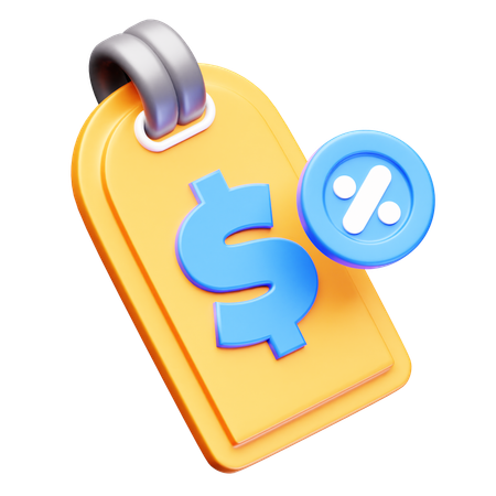 Discount Tag  3D Icon