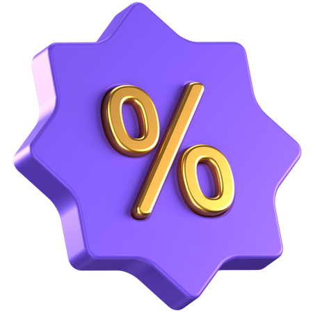 Discount Tag  3D Icon