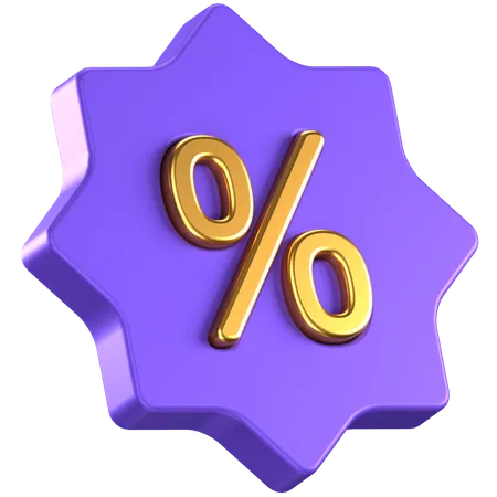 Discount Tag  3D Icon