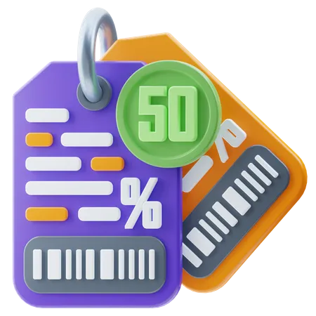 Discount Tag  3D Icon