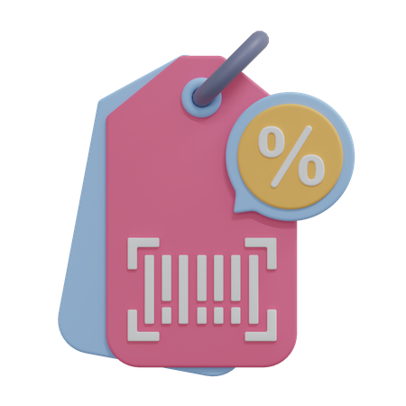 Discount Tag  3D Icon