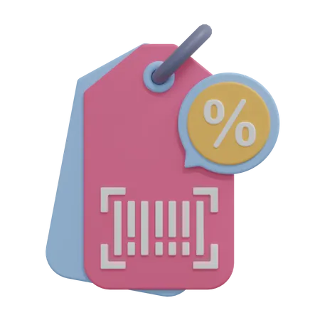 Discount Tag  3D Icon