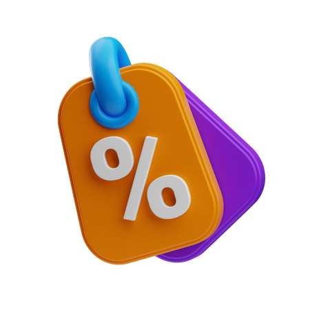 Discount Tag  3D Icon