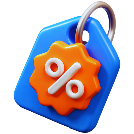 Discount Tag  3D Icon