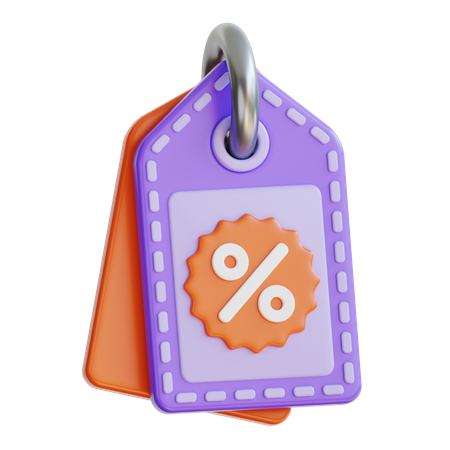 Discount Tag  3D Icon